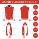 Varsity Jacket Mockup Template