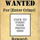 Wanted Poster Template Free Online