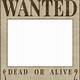 Wanted Poster Template One Piece