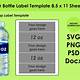 Water Bottle Label Template