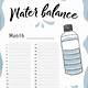 Water Tracker Template