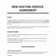 Web Hosting Agreement Template