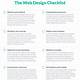 Website Design Checklist Template