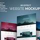 Website Mockup Template Illustrator