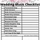 Wedding Dj Song List Template