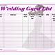 Wedding Guest List Free Template