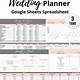 Wedding Planning Template Google Docs