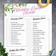 Wedding Reception Checklist Template