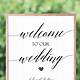 Wedding Sign Templates Free