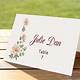 Wedding Table Cards Template