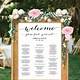 Wedding Table Signs Template