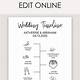 Wedding Timeline Template Free