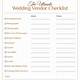 Wedding Vendor List Template Excel
