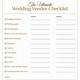 Wedding Vendor List Template Free