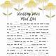 Wedding Vow Mad Libs Printable