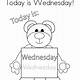 Wednesday Printable Coloring Pages
