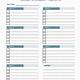 Weekly Checklist Template Excel