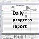 Weekly Construction Report Template Excel