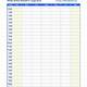 Weekly Hourly Schedule Template Excel