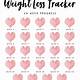 Weight Loss Tracker Templates