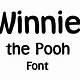 Winnie The Pooh Font Free Download