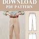 Women's Pants Pattern Free