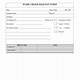 Work Request Form Template Word