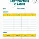 Workout Program Design Template