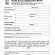 Youth Group Registration Form Template
