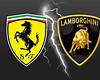 lamborghini vs ferrari emblem