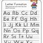 Pre K Alphabet Worksheets Printable