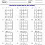 In And Out Boxes Worksheets
