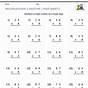 2-digit By 1-digit Multiplication Worksheets