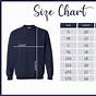 Gildan Heavy Blend Sweatshirt Size Chart