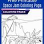 Space Jam Color Sheets