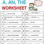 Elementary Grammar Worksheet