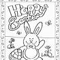 Printable Coloring Easter Bunny