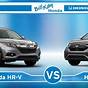 Honda Difference Between Crv And Hrv