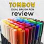 Tombow Brush Pens Color Chart