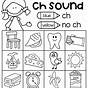 Ch Digraph Worksheet For Kindergarten