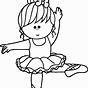 Printable Ballerina Coloring Pages