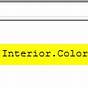 Vba Excel Colour Index