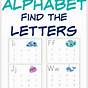 Find The Letter Worksheet