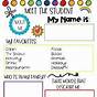 Free Printable All About Me Teacher