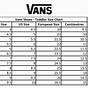 Vans Kids Clothing Size Chart