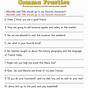 Free Printable Comma Practice Worksheets