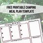 Printable The Camp Transformation Center Meal Plan