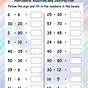 Easy Subtraction Worksheet Math Worksheet