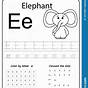 E Alphabet Worksheet For Kindergarten