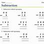 Subtraction Worksheets For Grade 1 One Digit